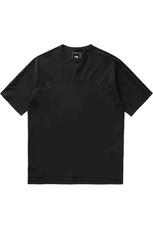Y-3 Top, Herre, Sort, L, Uld, Sort Mesh Tee til aktive dage