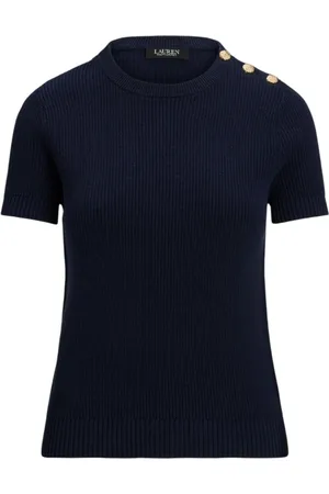 Ralph Lauren Strik, Dame, Blå, S, Lauren Sweaters