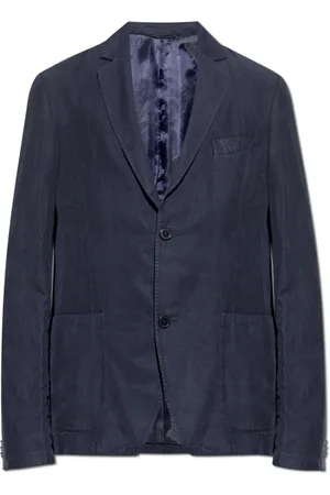 OFFICINE GENERALE Jakke, Herre, Blå, XL, Bomuld, Blazer med lommer