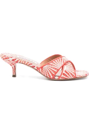 Aquazzura Sko, Dame, Rød, 40 EU, Guddommelige Mules