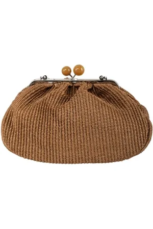 Max Mara Taske, Dame, Brun, ONE SIZE, Uld, Stilfuld taske
