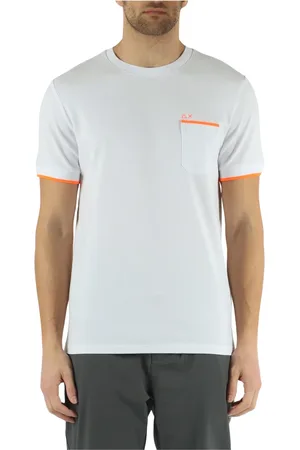 sun68 Top, Herre, Hvid, M, Bomuld, Tops