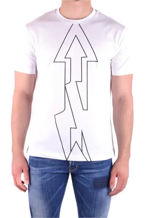 Les Hommes Top, Herre, Hvid, XL, Uld, Stilfulde T-shirt Kollektion