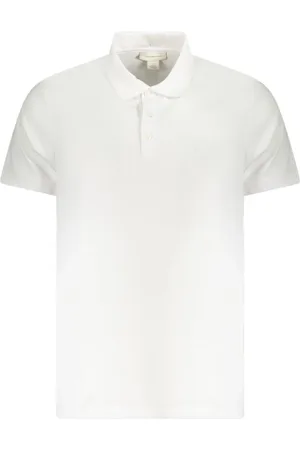 Calvin Klein Top, Herre, Hvid, XL, Bomuld, Klassisk Hvid Polo Skjorte