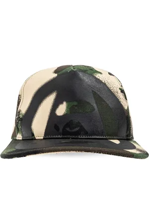 A Bathing Ape Tilbehør, Herre, Grøn, ONE SIZE, Bomuld, Kasket med klip