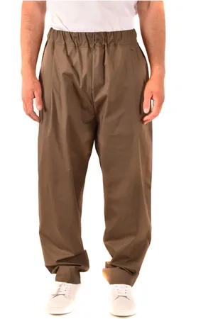LANEUS Bukser, Herre, Grøn, L, Denim, Afslappede Denim Bukser til Mænd
