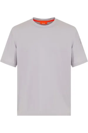 sunseeker Top, Herre, Grå, M, Uld, Grå Crew Neck Logo T-Shirt