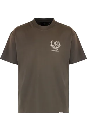 Represent Top, Herre, , 2XL, Bomuld, Ribbet crew-neck T-shirt i bomuld