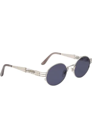 Jean Paul Gaultier Tilbehør, Herre, Grå, ONE SIZE, Dobbelt Forår Sølv Lunette