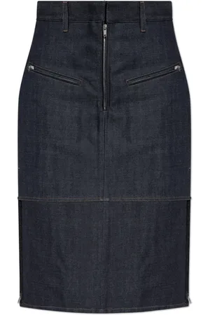 Jil Sander Nederdel, Dame, Blå, S, Denim, Denim nederdel