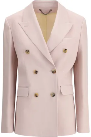 Golden Goose Jakke, Dame, Lyserød, S, Uld, Uld Blazer med Spids Revers