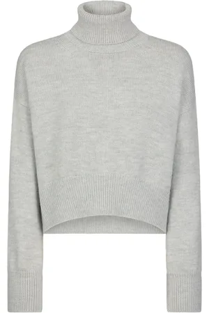 Dondup Strik, Dame, Grå, XS, Uld, Stilfulde Sweaters til enhver lejlighed