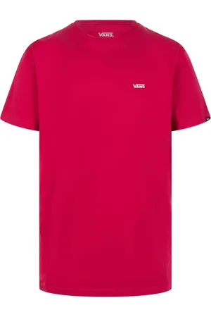 Vans Top, Herre, Rød, 2XL, Bomuld, Logo Tee Shirt til Mænd