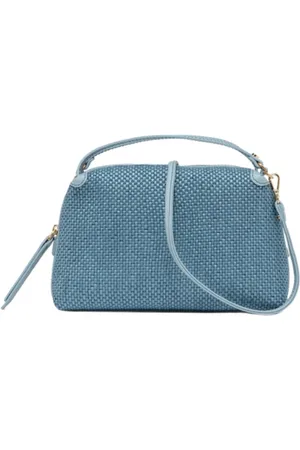 Gianni chiarini Taske, Dame, Blå, ONE SIZE, Uld, Blå håndtaske til kvinder
