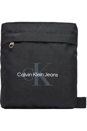 Calvin Klein Taske, Herre, Sort, ONE SIZE, Polyester, Sort Polyester Messenger Taske