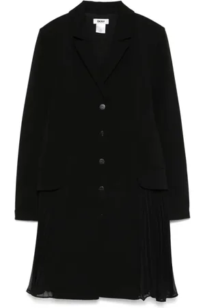 DKNY Kjole, Dame, Sort, S, Polyester, Sort Blazer Kjole Casual Midi Stil