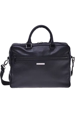 BALDININI Taske, Herre, Sort, ONE SIZE, Tyl, Professional bag in tumbled leather