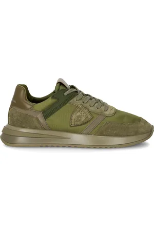 Philippe model Sko, Herre, Grøn, 45 EU, Bomuld, Sneakers Tropez 2.1 Running