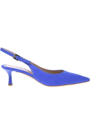 BALDININI Sko, Dame, Blå, 37 EU, Suede, suede slingback