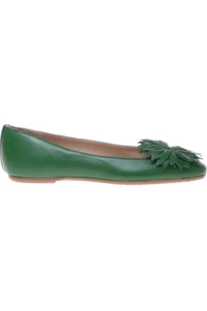 BALDININI Sko, Dame, Grøn, 38 EU, nappa leather ballerina