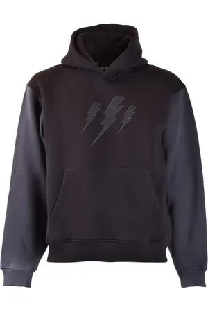 Neil Barrett Sweathshirts & Hoodies, Herre, Sort, L, Uld, Stilfulde Sweatshirts og Hoodies