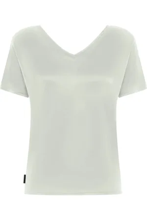 RRD Top, Dame, Hvid, 2XS, Uld, Hvid V-Neck T-shirts og Polos