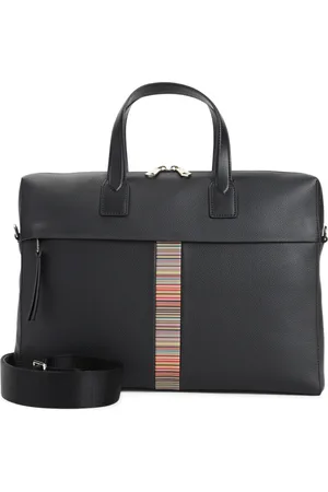 Paul Smith Taske, Herre, Sort, ONE SIZE, Læder, Sort lædermappe taske