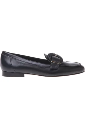 BALDININI Sko, Dame, Sort, 38 EU, nappa leather loafers