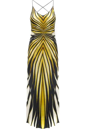 Roberto Cavalli Kjole, Dame, Flerfarvet, S, Uld, Stilfulde Kjoler til enhver lejlighed