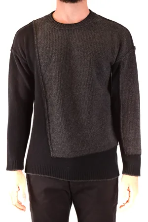 ISABEL BENENATO Strik, Herre, Sort, XL, Uld, Stilfulde Sweaters til enhver lejlighed