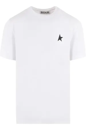 Golden Goose Top, Herre, Hvid, L, Bomuld, Klassisk Hvid T-shirt til Mænd