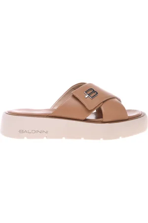 BALDININI Sko, Dame, Brun, 37 EU, Leather nappa clogs