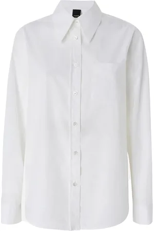 Pinko Bluser & Skjorter, Dame, Hvid, M, Pope Line Skjorte