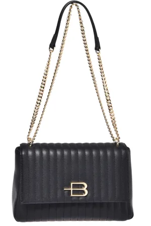 BALDININI Taske, Dame, Sort, ONE SIZE, Uld, Shoulder bag in quilted leather