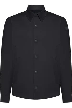RRD Jakke, Herre, Blå, 2XL, Uld, Blå Overshirt Jakke