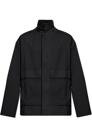 Y-3 Jakke, Herre, Sort, M, Polyester, Jakke med dekorative frynser