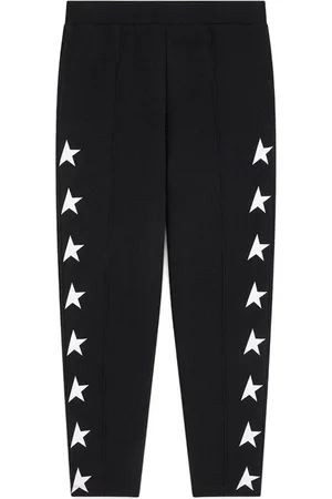 Golden Goose Bukser, Herre, Sort, L, Polyester, Sorte bukser til mænd Ss25