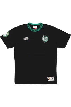 Mitchell & Ness Top, Herre, Sort, XL, Bomuld, Boston Celtics Vintage Logo Tee