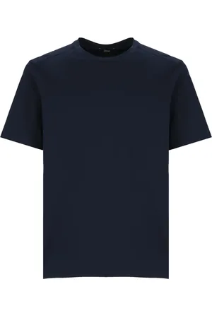 HERNO Top, Herre, Blå, 3XL, Bomuld, T-shirts