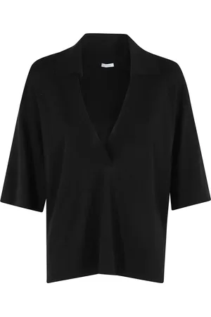 Malo Top, Dame, Sort, S, Bomuld, Sort Bomuld Polo Skjorte