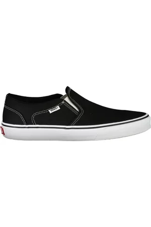 Vans Sko, Herre, Sort, 42 1/2 EU, Polyester, Sort Polyester Sneaker, Sportsfodtøj