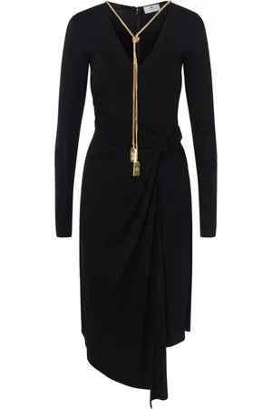 Elisabetta Franchi Kjole, Dame, Sort, XS, Elegant Sort Kjole til Kvinder