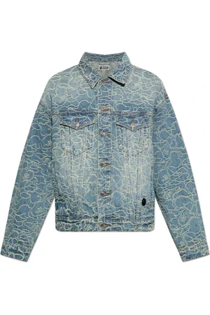 A Bathing Ape Jakke, Herre, Blå, M, Denim, Denim jakke