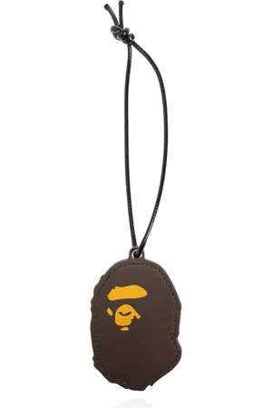 A Bathing Ape Tilbehør, Herre, Brun, ONE SIZE, Uld, Logo vedhæng