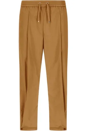 HERNO Bukser, Dame, Brun, S, Nylon, Kamel Bredskåret Bukser
