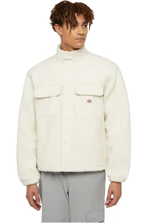 Dickies Sweathshirts & Hoodies, Herre, Hvid, S, Uld, Pinesdale Jakke