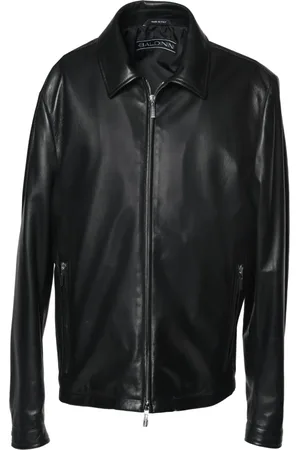 BALDININI Jakke, Herre, Sort, 2XL, Jacket in nappa leather