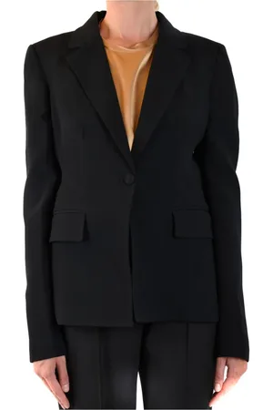 Philipp Plein Jakke, Dame, Sort, M, Uld, Stilfulde Blazere til et elegant look