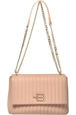 BALDININI Taske, Dame, , ONE SIZE, Uld, Shoulder bag in nude quilted leather
