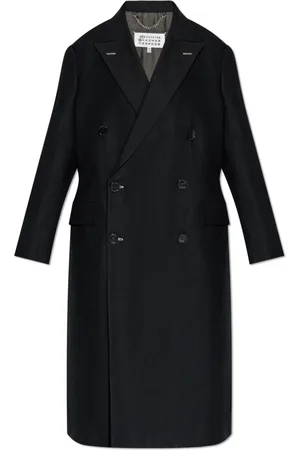 Maison Margiela Frakke, Dame, Sort, XS, Uld, Frakke med uld finish